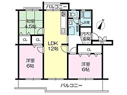 間取図画像 3LDK