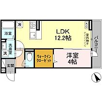 フォース  ｜ 広島県福山市花園町2丁目（賃貸アパート1LDK・1階・40.39㎡） その2