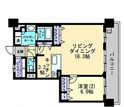 アルファゲートタワー福山駅前  ｜ 広島県福山市三之丸町（賃貸マンション1LDK・6階・62.26㎡） その2