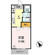 ル・グランIII（トロワ）  ｜ 広島県府中市中須町（賃貸アパート1K・2階・29.45㎡） その2