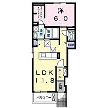 エミネンス　Ｂ  ｜ 広島県福山市神辺町大字川南940番地（賃貸アパート1LDK・1階・45.33㎡） その2