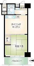 熱海サニーハイツ 1DKの間取図画像