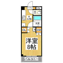 ノーブル中村  ｜ 長野県塩尻市大字広丘吉田（賃貸マンション1K・2階・24.60㎡） その2