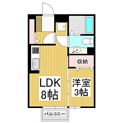 間取図画像 1LDK