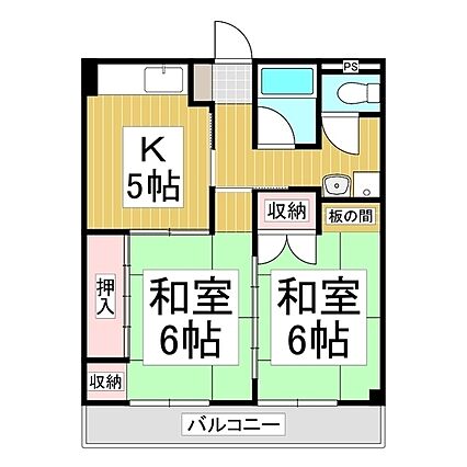 カネトハイツ_間取り_0
