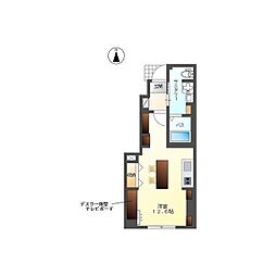 Alphadia(アルファディア) ワンルームの間取図画像