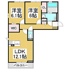 物件の間取り