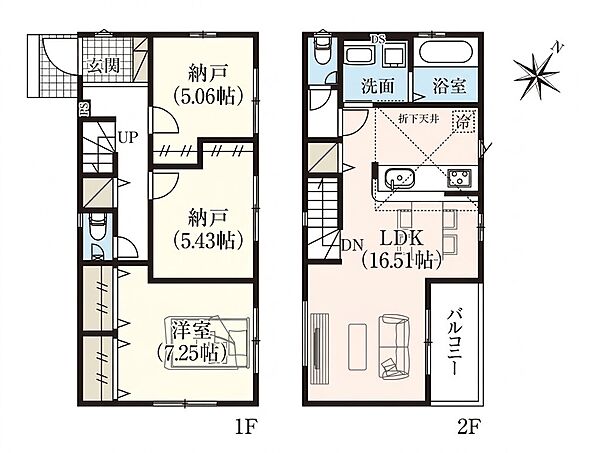 間取りを拡大表示