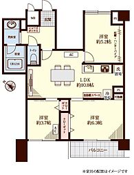 成増グリーンハイツ 3LDKの間取図画像