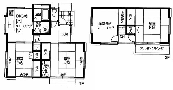 間取りを拡大表示