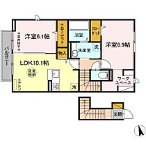 ジュモンターニュ 203 ｜ 千葉県我孫子市青山834-1（賃貸アパート2LDK・2階・64.47㎡） その2