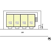 プライムコート 201 ｜ 千葉県流山市西初石3丁目1453-13（賃貸アパート1K・2階・23.00㎡） その3