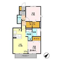 千葉県野田市桜の里1丁目1-8（賃貸アパート2LDK・1階・54.02㎡） その2