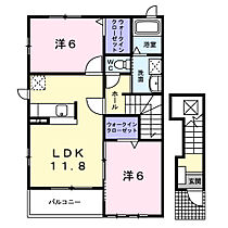 メルシープラザII 203 ｜ 千葉県野田市七光台224番地9（賃貸アパート2LDK・2階・58.80㎡） その2