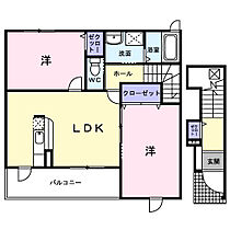 ニュー　ブライト 203 ｜ 千葉県柏市大室1191-22（賃貸アパート2LDK・2階・60.33㎡） その2