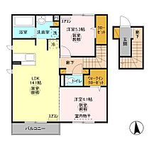 千葉県野田市山崎2639-17（賃貸アパート2LDK・2階・66.58㎡） その2