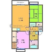 メゾン畑ヶ坂 203 ｜ 福岡県大野城市畑ケ坂２丁目6-20（賃貸アパート2LDK・2階・52.00㎡） その2