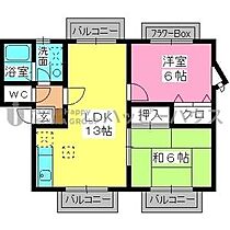 ティアラ長野 105 ｜ 福岡県春日市大土居１丁目118（賃貸アパート2LDK・1階・52.99㎡） その2