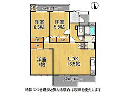 間取図画像 3LDK