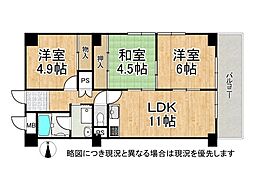 間取図画像 3LDK