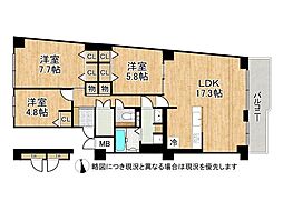 間取図画像 3LDK