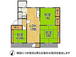 間取図画像 3LDK
