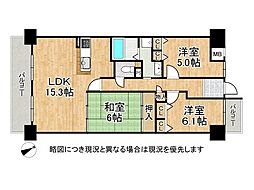 セントポリア神戸運動公園 3LDKの間取図画像