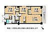 間取り：各居室収納スペース付きの3ＬＤＫ！