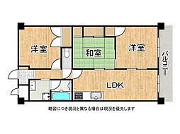 間取図画像 3LDK