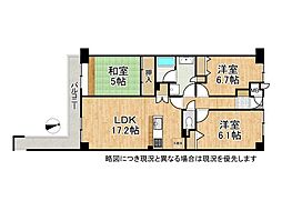 舞子パーク・ホームズ 3LDKの間取図画像