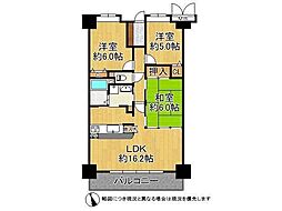 ラウムズ垂水 3LDKの間取図画像