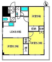 🉐敷金礼金0円！🉐リエス大宮三橋
