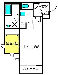間取図画像 1LDK