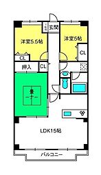 サエラ宮原 3LDKの間取図画像