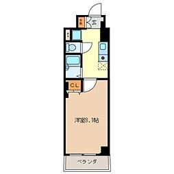 TACタック高砂 1Kの間取図画像