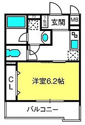 Lucia 1Kの間取図画像