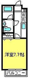 KU・ワコース大成M 1Kの間取図画像