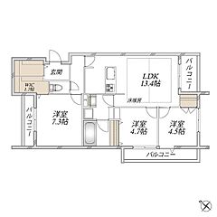 物件の間取り