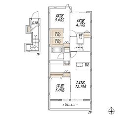 物件の間取り