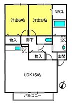 サンモール・ソシア　2  ｜ 埼玉県さいたま市北区別所町61-18（賃貸アパート2LDK・2階・68.45㎡） その2