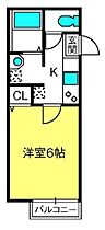 クオーレ上尾愛宕  ｜ 埼玉県上尾市愛宕3丁目3（賃貸アパート1K・2階・20.20㎡） その2