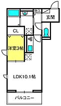 Lilysia Garden  ｜ 埼玉県さいたま市西区西大宮3丁目（賃貸アパート1LDK・2階・36.14㎡） その2