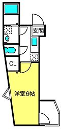 SORESTA盆栽町 1階1Kの間取り