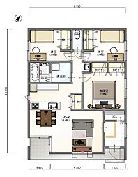 広畑区西蒲田　平屋モデルハウス