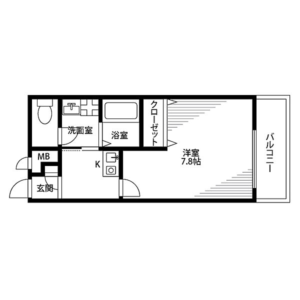 ヴェル ドミール 102｜大阪府大阪市淀川区木川西2丁目(賃貸アパート1K・1階・24.89㎡)の写真 その2