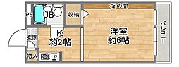 シティハイツ大和田 1Kの間取図画像