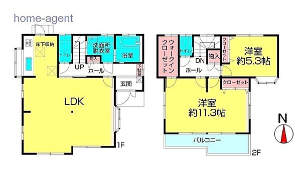 間取りを拡大表示
