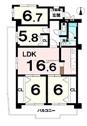 間取図画像 4LDK