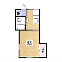 ニューマツガオカ 1Kの間取図画像