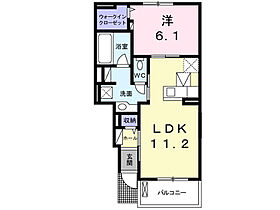 ブリッサみどりの南Ｃ 102 ｜ 茨城県つくば市みどりの南38番地1（賃貸アパート1LDK・1階・44.18㎡） その2